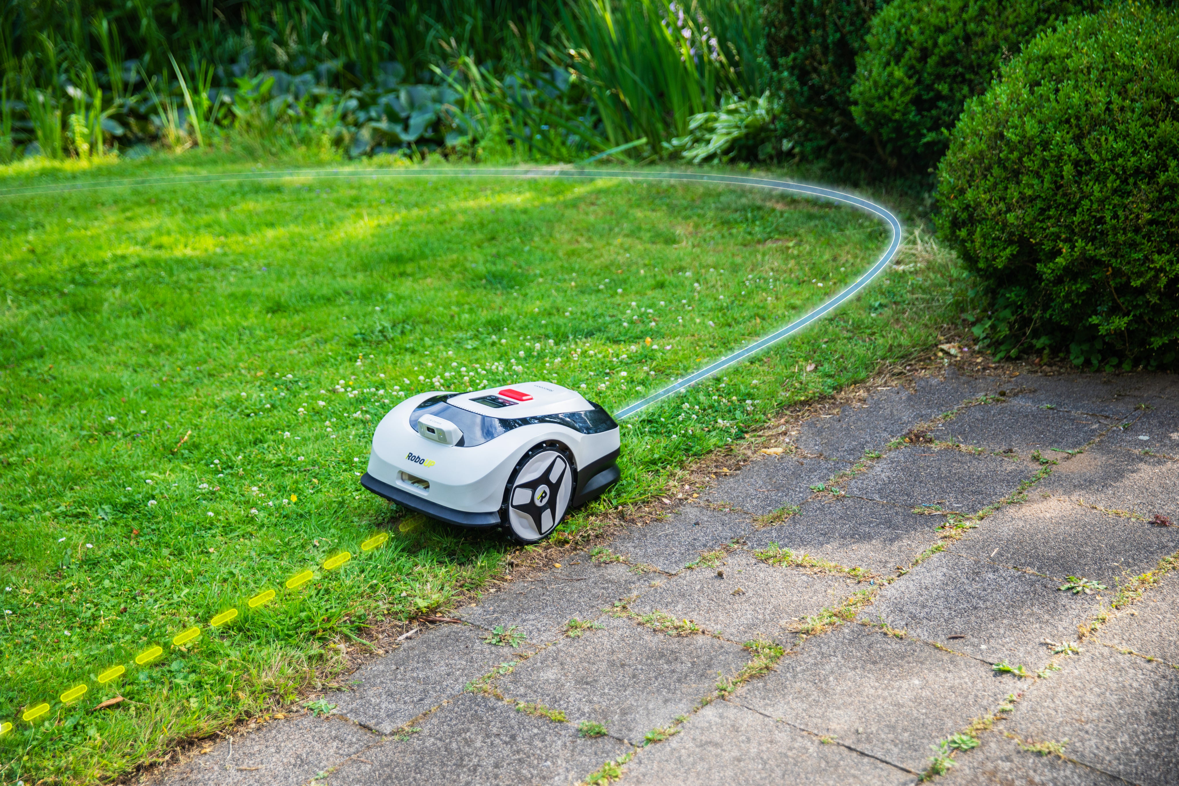 RoboUP Raccoon 2 SE Robotic Lawn Mower up to 600 m² without Boundary Wire & RTK