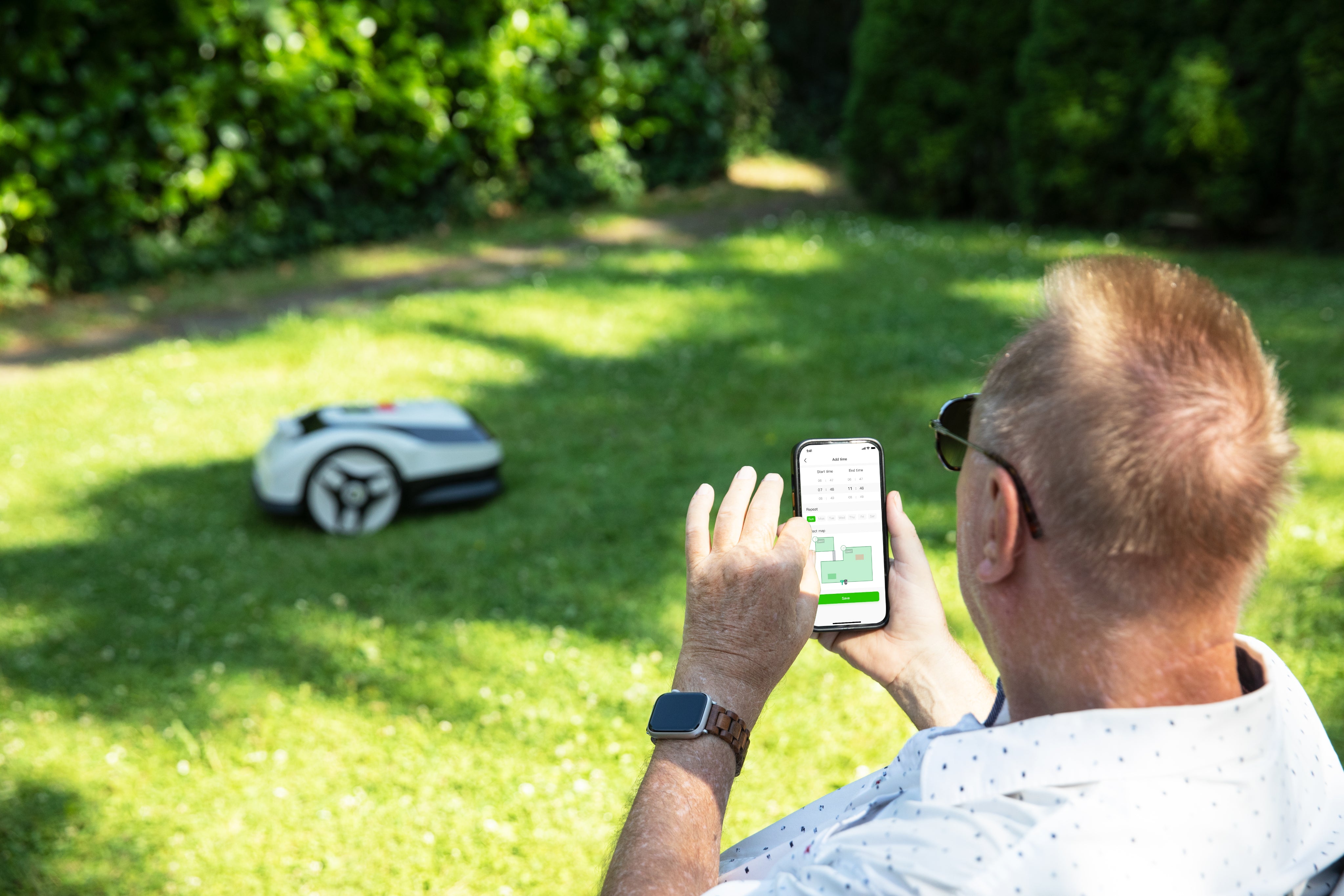 RoboUP Raccoon 2 SE Robotic Lawn Mower up to 600 m² without Boundary Wire & RTK