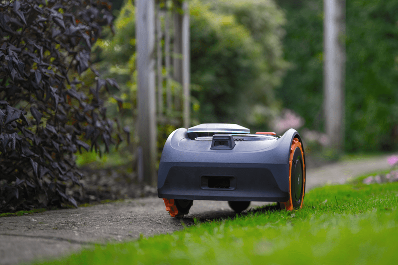 Segway Navimow i108E robotic lawn mower with AI mapping, app control, and waterproof design